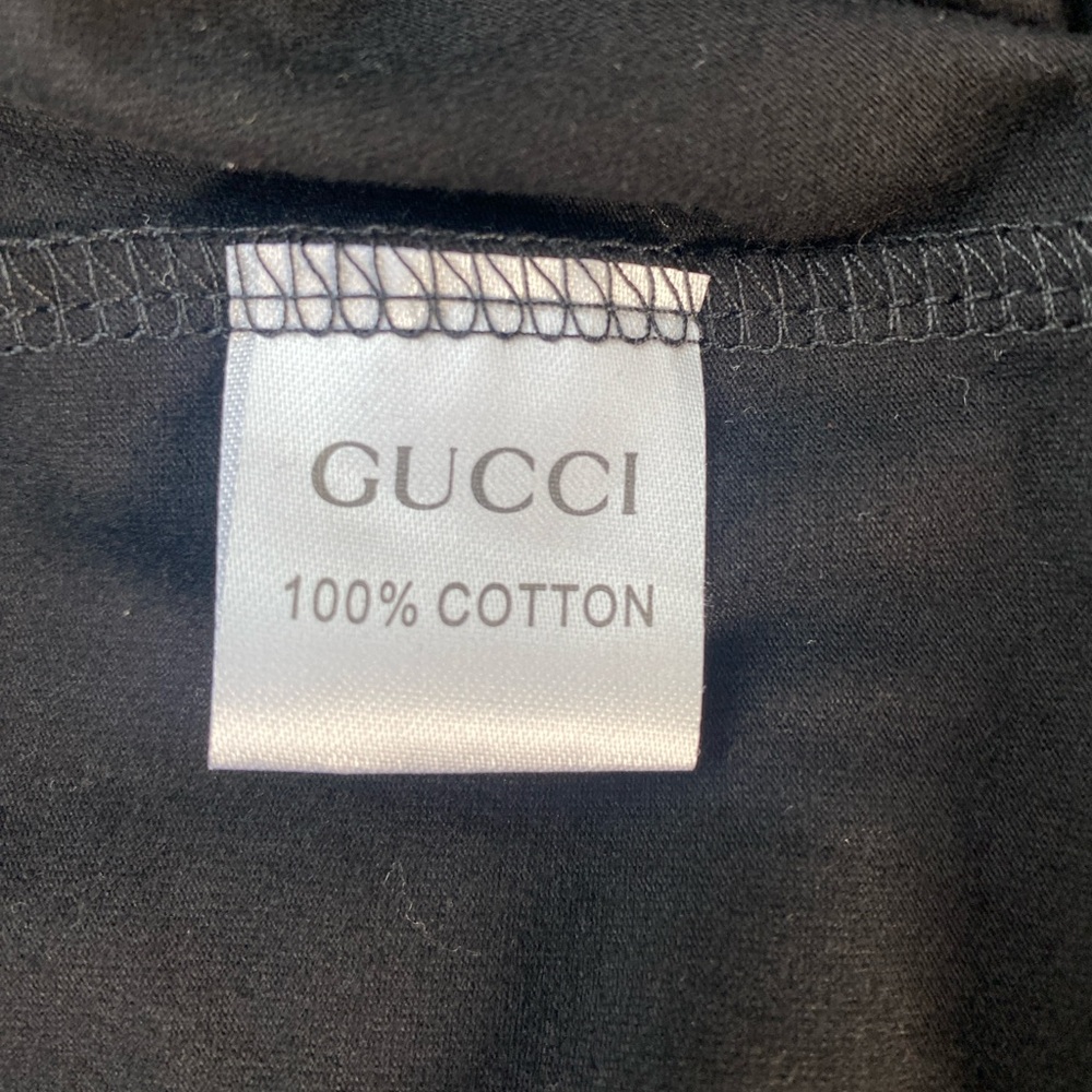 NWT Gucci 100% Cotton Short Sleeve T-shirt Made in Italy Size Large - Picture 10 of 12